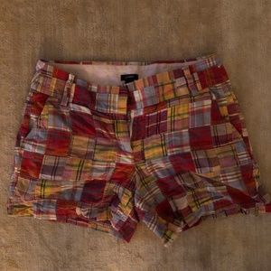 JCREW patchwork shorts